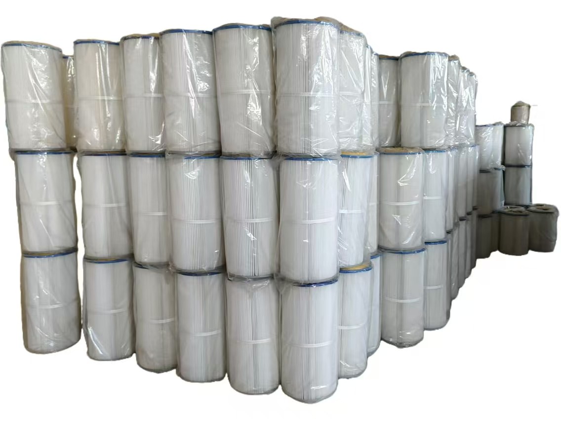 Filter cartridge သည် ဖုန်မှုန့်စုဆောင်းသူ ဇကာဒြပ်စင်